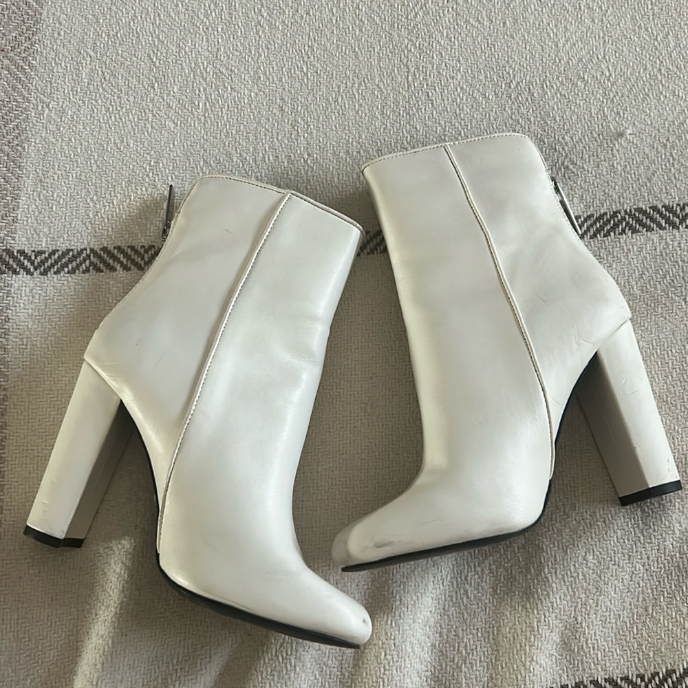 White booties